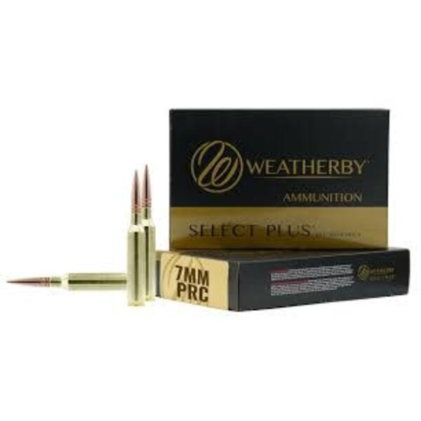 Weatherby Weatherby Select Plus 7mm PRC Ammo 175 Grain Berger Elite Hunter Jacketed Hollow Point