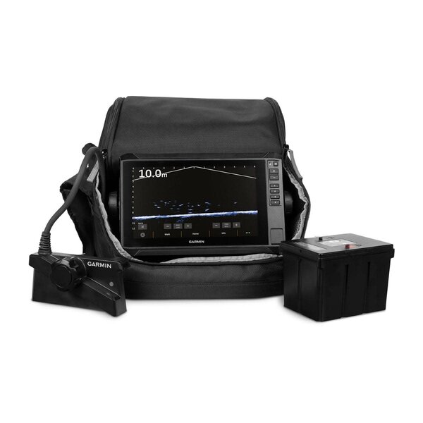 Garmin LiveScope Plus Ice Fishing Bundle w/Echomap UHD95SV and Li-Ion Battery Canada GN+