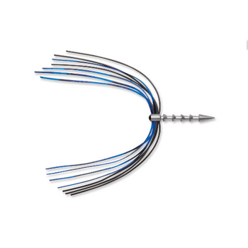 VMC Neko Skirt 1/16oz Black Blue 2-pk