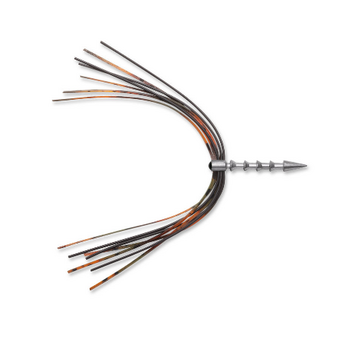 VMC Neko Skirt 3/32oz Pumpkinseed Orange 2-pk