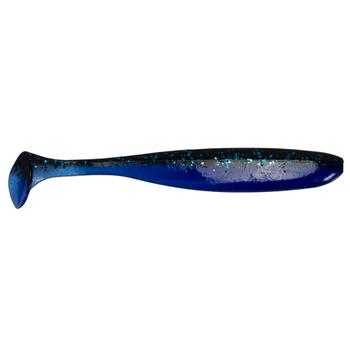 Keitech Easy Shiner 3" Black Blue/Deep Blue 10-pk