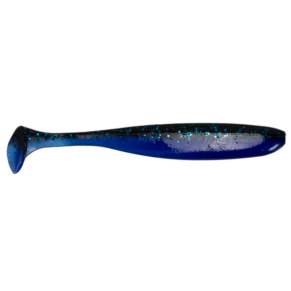Keitech Easy Shiner 3" Black Blue/Deep Blue 10-pk