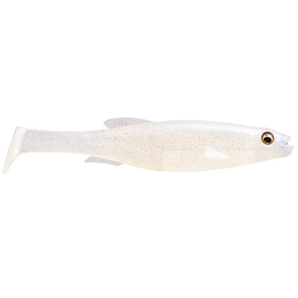 Megabass Magdraft 5" Freestyle Ghost Shad Solid 2-pk