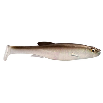 Megabass Magdraft 5" Freestyle Silver Shad 2-pk