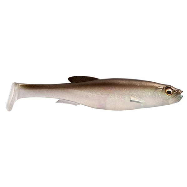 Megabass Magdraft 5" Freestyle Silver Shad 2-pk