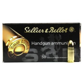 Sellier & Bellot 124 Gr 9mm Box of 50 Rounds