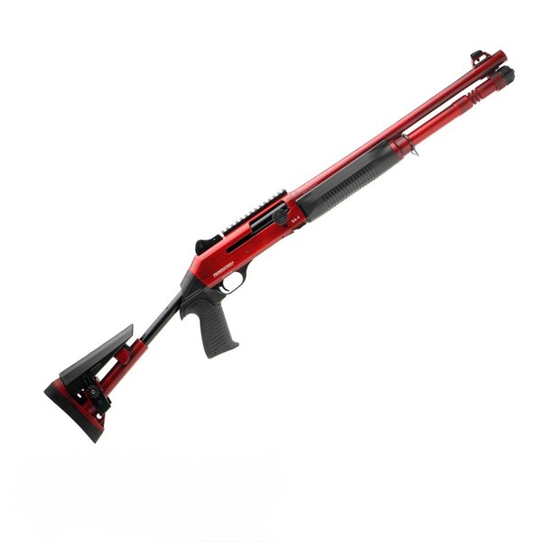 Federation Firearms SA-4 Semi-Auto - 12GA, 2-3/4" or 3", 18.6" Barrel, RED