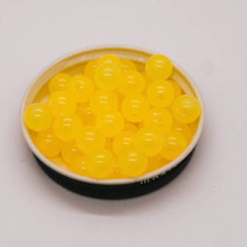 Bounty Tackle Acrylic Bead 10mm Melo Yellow