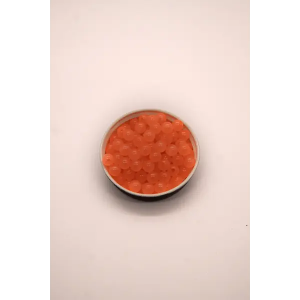 Bounty Tackle Acrylic Bead 8mm Pink Glowstone