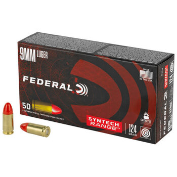Federal American Eagle 9mm 124 Gr Syntech Ammunition 50 per Box (Reg $30.99)