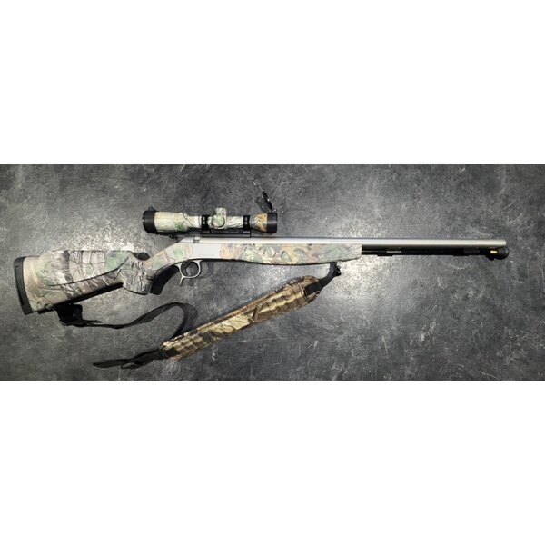 Optima V2 .50 Cal Camo/Stainless Muzzlelaoder w/Scope