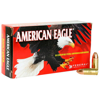 Federal American Eagle 9mm Luger 124Gr FMJ Ammunition