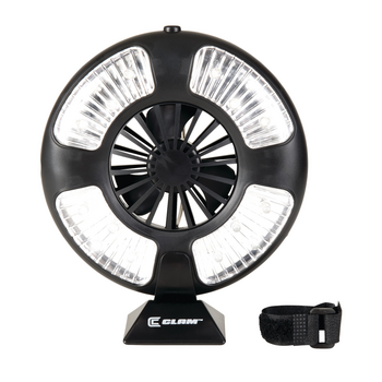 Clam Fan/LED Light Combo Small