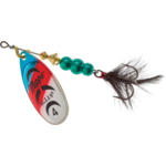 Mepps Aglia Dressed Size 4 1/3oz Silver Rainbow