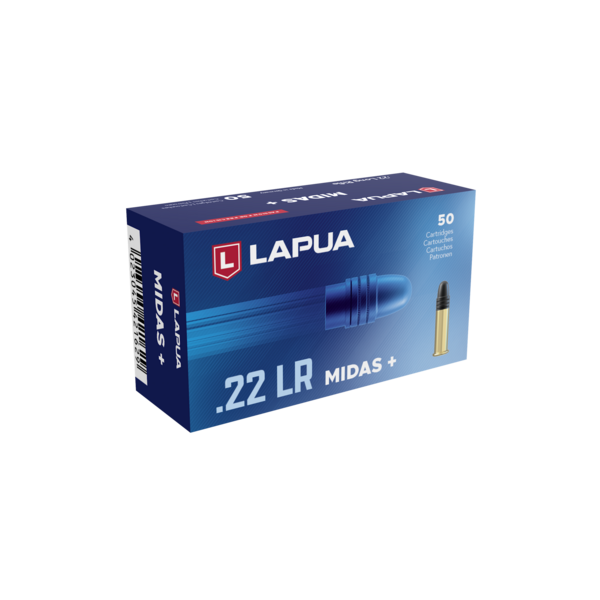 Midas+ 22 LR 40gr LRN 1073fps Target Ammuniiton Box of 50