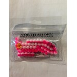North Shore Tackle Soft Bead 10mm Pink/White