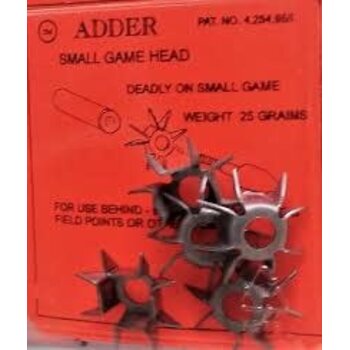 ADDER Small Game Point 25gr 5pk