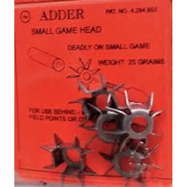 ADDER Small Game Point 25gr 5pk