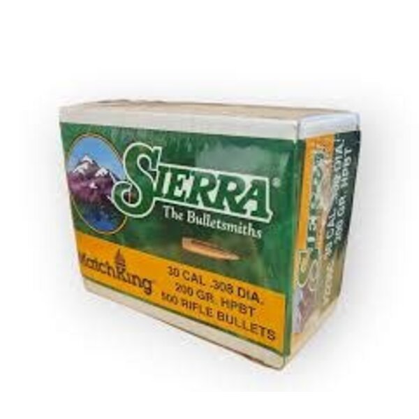Sierra Matchking 30cal .308 Dia 175 Gr. HPBT Match 500ct