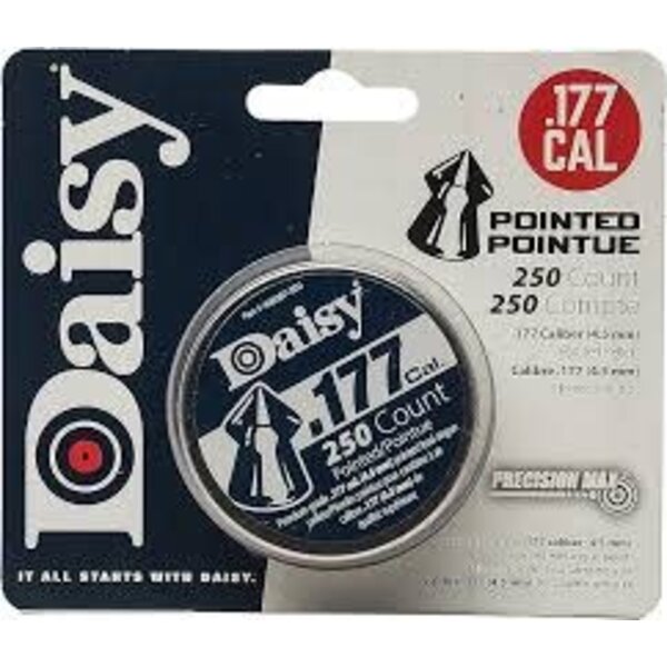Daisy PELETS .177 POINTD CARD/250