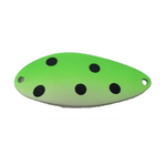 Acme Little Cleo Glow Spoon 2/5oz Green & Black Dots