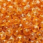 Creek Candy Beads 10mm Electric Orange # 147