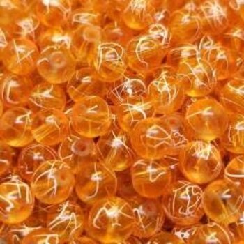 Creek Candy Beads 10mm Electric Orange # 147