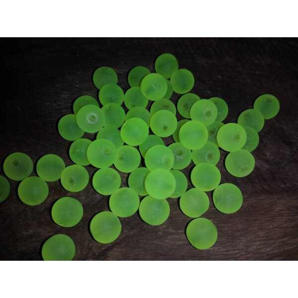 Creek Candy Beads 6mm Frosty Chartreuse #122