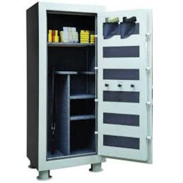 ATI IRON LADY MODEL L HOME SAFE 59"X32"X20"  ELECTRONIC PANEL DBL FIRELINER FP 1200 GREY