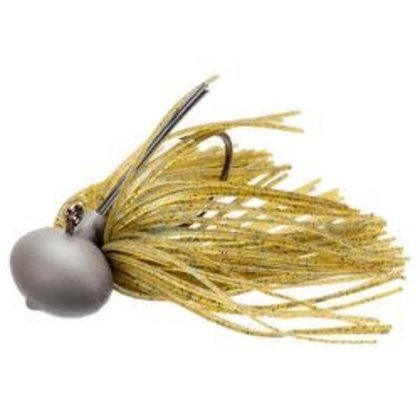 Keitech Tungsten Model II V2 Football Jig 1/4oz Green Pumpkin Blue Flake