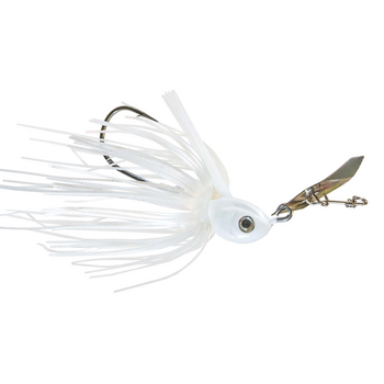 Z-Man Project Z Weedless ChatterBait. 3/8oz Pearl Ghost