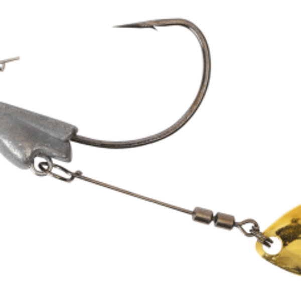 Owner Flashy Swimmer Colorado 8/0 3/8oz 2-pk Gold