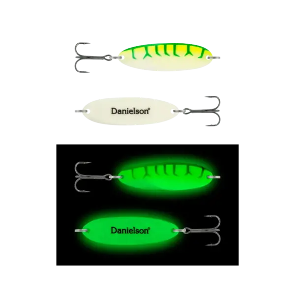 Danielson Night Fight Renegade Super Glow Casting Spoon 1/2 oz