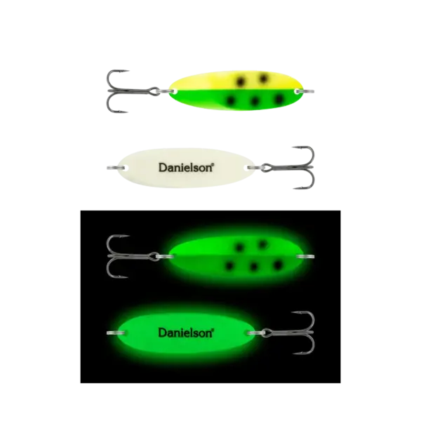 Danielson Night Fight Renegade Super Glow Casting Spoon 1/2 oz