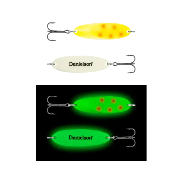 Danielson Night Fight Renegade Super Glow Casting Spoon 1/2 oz