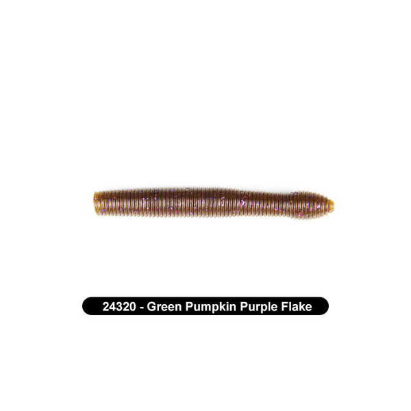 X Zone 3" Ned Zone Green Pumpkin Purple 8-pk