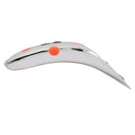 Worden's FlatFish X-4 Metallic Silver Clown