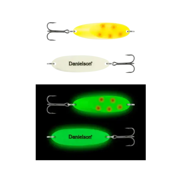 Danielson Night Fight Renegade Super Glow Casting Spoon 3/4oz