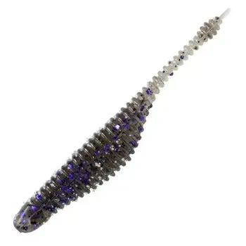 Great Lakes Finesse Drop Minnow 2.75" Smoke Clear Purple Fleck 8-pk