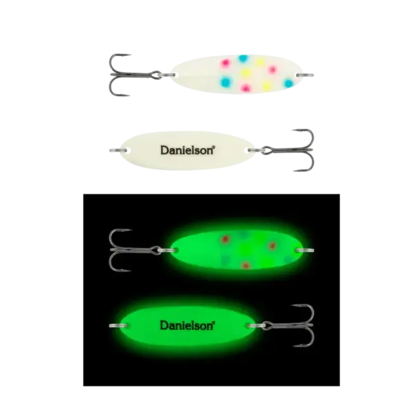 Danielson Night Fight Renegade Super Glow Casting Spoon 1 oz