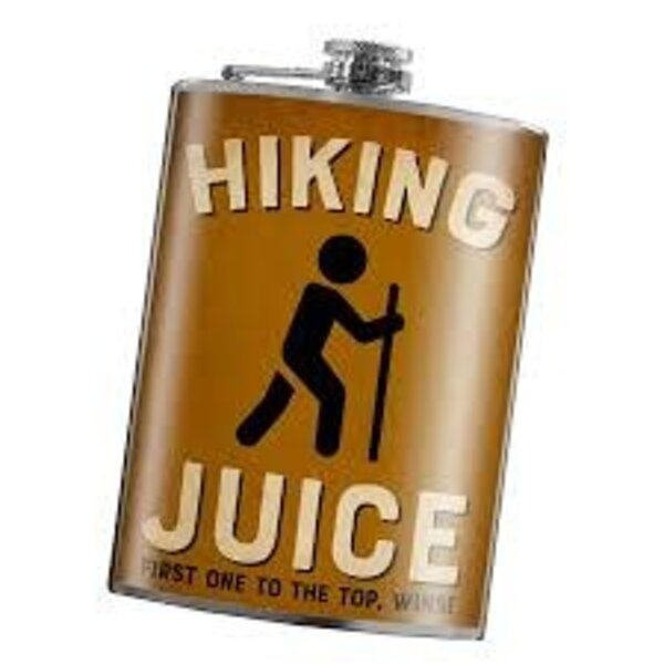 Luck Jack Trixie & Milo Flask Hiking Juice 8oz Stainless Steel
