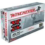 Winchester Super-X Ammo, 45-70 GOVT, JHP, 300 Grains, 1880 fps, 20, Boxed