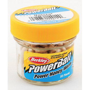 PowerBait Power Honey Worm Natural 55-ct