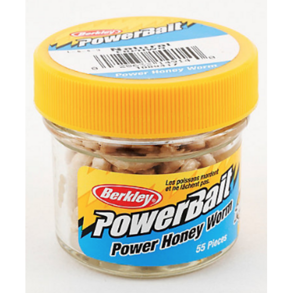 PowerBait Power Honey Worm Natural 55-ct