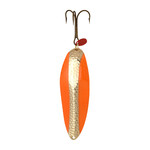 Lucky Strike Lizard Spoon 3" Hammered Gold Fl. Orange