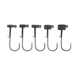 X Zone Tungsten Ned Rig Jig Black 3/8oz 2-pk