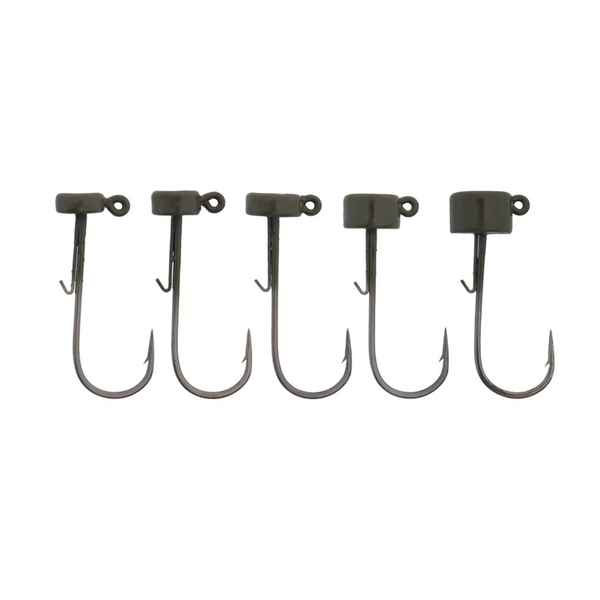 X Zone Tungsten Ned Rig Jig Black 3/8oz 2-pk