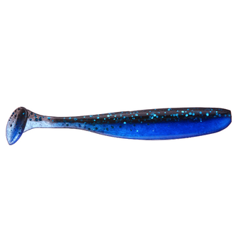Keitech Keitech Easy Shiner 4" Black Blue/Deep Blue 7-pk