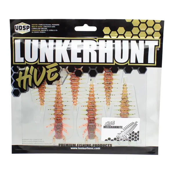 Lunkerhunt Hive Hellgrammite 3"