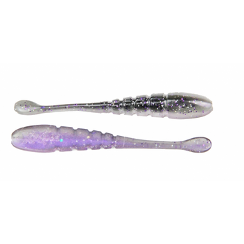 X Zone Finesse Slammer 3.25" Purple Shiner 10-pk